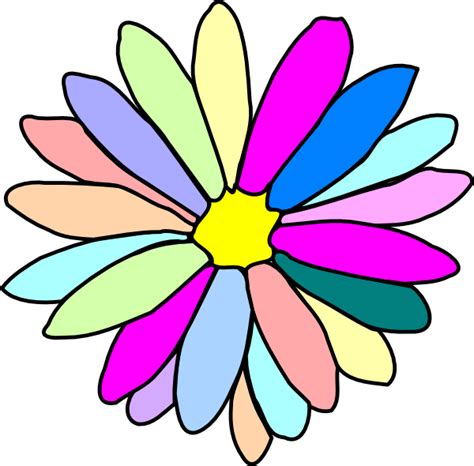 flower clip art free|free clip art colorful flowers.